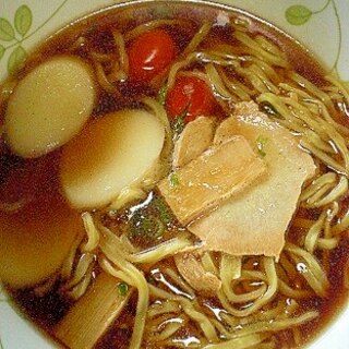 「トック＆ミニトマト入りラーメン」　　♪♪